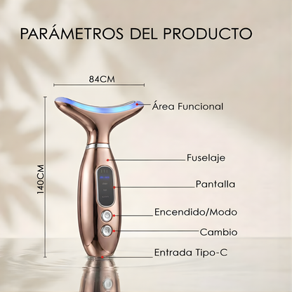 Masajeador Facial con luces led