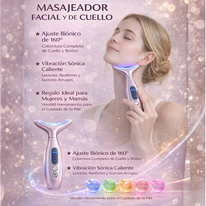 Masajeador Facial con luces led